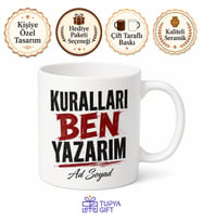 İsme Özel Asi Ruh Yazılı Kupa Bardak Özel Tasarım Hediye