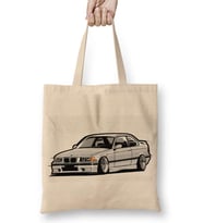 Bmw Stanced out E36 Gray Bez Çanta Uzun Saplı