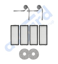 Roborock Saros Z70 Uyumlu 2 Yan Fırça 4 Filtre 2 Mop