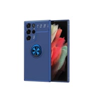 Samsung Galaxy S22 Ultra Uyumlu Kılıf Zore Ravel Silikon Kapak (Mavi)