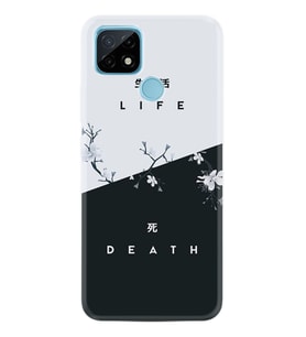Realme C11 C21 C21Y C25Y C11 2021 Kılıf Desemli Silikon Life and Death 1339