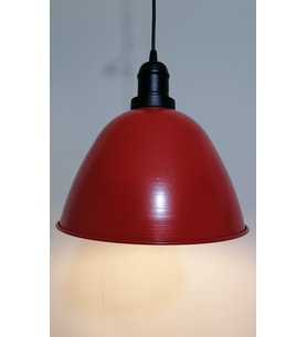 RİOLİGHT RETRO KIRMIZI İÇİ GOLD TEKLİ METAL SARKIT ÇAP:28CM (Siyah)