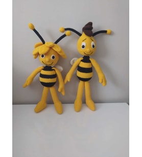 Arı Maya ve Willy Amigurumi Organik Oyuncak