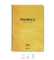 Manilla Ofis Defter 17x24 Kareli Sarı