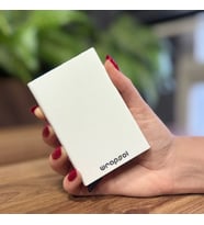 Mekanizmalı Kartlık Rfid Korumalı Alüminyum Otomatik Mekanizmalı Kredi Kartlık Renkli Simli Beyaz