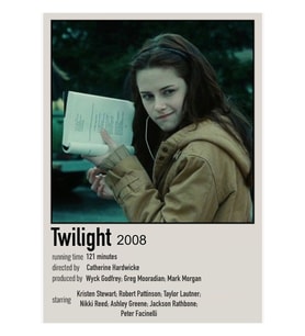 Twilight-vintage Poster Tablo Ahşap Poster Dekoratif