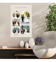 Ahşap Retro Mdf Poster , Kişiye Özel Poster, Sevgililer Günü , Özel Günle , Nişan , Düğün , Kına , Doğum Günü , Aile Sevgi Mutluluk – KOLAJ18