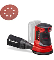 Einhell Te-Rs 18 Li - Solo, Akülü Eksantrik Zımpara, Siyah/Kırmızı (Çok Renkli)