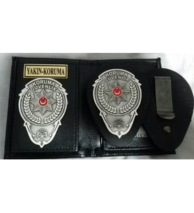 ROZET METAL YAKIN KORUMA-ROZETLİ CÜZDANI+KEMER ROZETI SATINAL-SADECE,YAKIN KORUMA KIMLIK KARTLI PERSONELE SATILIR.-SIVILE SATILMAZ