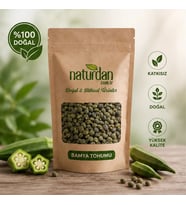 Bamya Tohumu (YENİLEBİLİR) Yerli Tohum Ilaçsız - 100 gr
