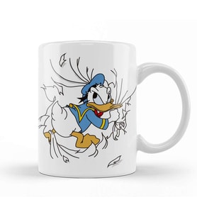 Keep Calm On Donald Duck 01 Kupa Bardak Porselen