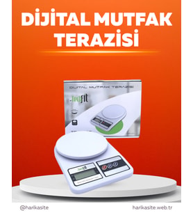 Pratik Şık Tasarımıyla Dijital Mutfak Tartısı