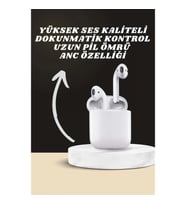 Mey İthalat® 7 Kordonlu Akıllı Saat Ve 2.Nesil Kulaklık Yüksek Ses Kaliteli Uzun Pil Ömrü