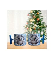 Ghostbastır Design Baykuş Kupa Bardak Tek Adet 055