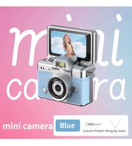 Mini Dijital Kamera – Ekranlı Taşınabilir Fotoğraf ve Video Kamerası, Zincir Askılı Retro Tasarım, Retro Görünümlü Mini Kamera – Şarjlı Kompakt Video ve Fotoğraf Kamerası