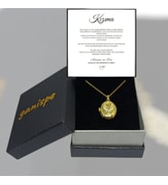 Yeni Yıl Hediyesi ''Kızıma'' Alya Anka Kuşu Kolye  Anlamlı Notlu ve Hediye Kutulu  Diamond Kutu (Gold)
