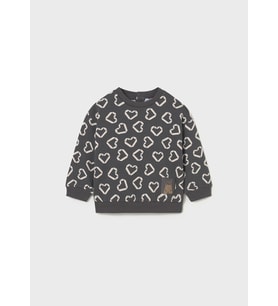 Mayoral Kız Bebek Sweatshirt Gri