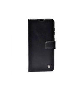 Apple iPhone 15 Pro Uyumlu Kılıf Zore Kar Deluxe Kapaklı Kılıf (Siyah)
