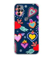 PrintiFy GM 21 Pro New Edition ile Uyumlu 1mm Slim Fit Retro Renkler 3 Baskılı Silikon Şeffaf Kılıf