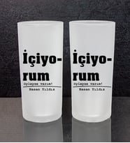 eJOYA Kişiye Özel 2'li Rakı Bardağı 111464