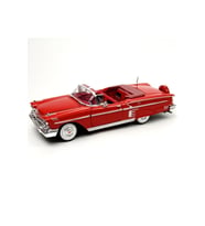 Diecast Koleksiyon Hediyelik Model Araç 1958 Chevy impala Klasik Metal Araba 20cm