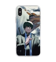 Iphone XSMAX Uyumlu Chainsaw Man Tasarımlı Şeffaf Telefon Kılıfı