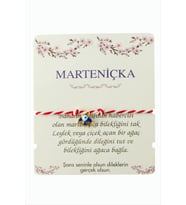 Kırlangıç Marteniçka İp Bileklik (Kırmızı)