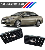 Fiat Linea Havalandırma Izgarası Köşe Sol-Sağ Set Krom Düğmeli