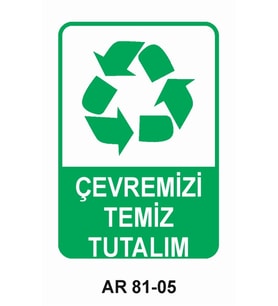 İŞ GÜVENLİĞİ UYARI LEVHASI 1 ADET PVC 21 X 29CM