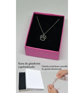 925 AYAR GÜMÜŞ  PATİ KOLYE (Gümüş)