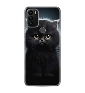 GM 21 Plus Kılıf HD Resim Baskılı Tombul Kedi StKd -003