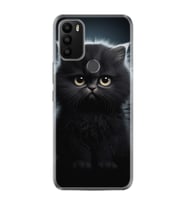 GM 21 Plus Kılıf HD Resim Baskılı Tombul Kedi StKd -003