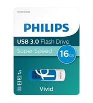 Philips Vivid Serisi 16GB USB 3.0 Super Speed Flash Bellek (FM16FD00B/00)