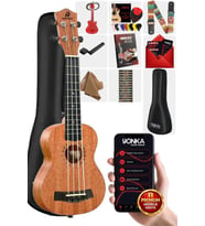 Rennes RD-21 Soprano Ukulele (Çanta Capo Askı Metod Pena)
