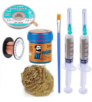 Havya ucu Temizleme Lehim Solder Paste 138°C 42G Flux Lehim Toplama CP-3515 Lehim Emme Teli 3,5 mm st03