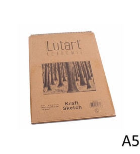 Lutart Kraft Sketch Blok 70 gr. 50 Sayfa A5 