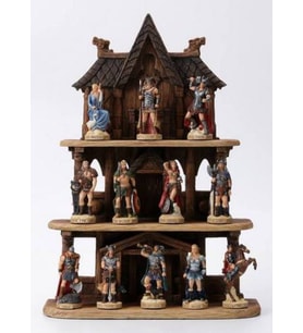 WISE Veronese Serisi-Wise Mitoloji & Tarih-NORSE MT STANDLI 12 LI SET-30*9*41 CM.