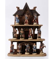WISE Veronese Serisi-Wise Mitoloji & Tarih-NORSE MT STANDLI 12 LI SET-30*9*41 CM.