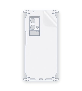 SChitec VIVO IQOO 8 Pro Uyumlu Fullbody Arka Kaplama Hidrojel Koruyucu Film