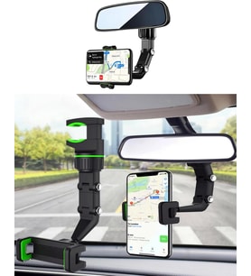Lexroo Dikiz Aynası, Koltuk Arkası, Çalışma Masası Telefon Tutucu, Standart, iPhone, Samsung