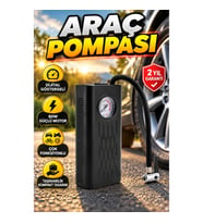 Çok Fonksiyonlu Dijital Göstergeli 80W Elektrikli Lastik Hava Pompası