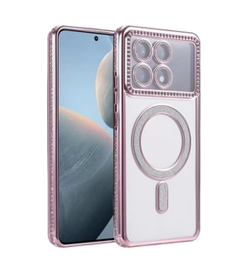 Xiaomi Poco X6 Pro Joke Simli Magneticsafe Kılıf - Pembe