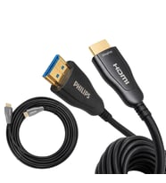 Philips SWR3019W/93 45 Metre 4K 60Hz AOC Fiber Optik HDMI Kablo Çinko Alaşım Gövde