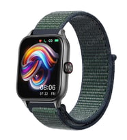 Huawei Watch GT 3 42mm Uyumlu Kordon Hasır Örgü Cırt Cırtlı Terletmeyen Zore KRD-03 Kumaş Kayış