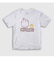 Presmono Unisex Çocuk Beyaz Friend Mölang Piu Piu Molang T-Shirt 464848tt