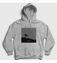 Presmono Unisex Gri Beach The Neighbourhood Kapüşonlu Sweatshirt 175550tt (Gri)