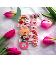 KIZ BEBEK VE ÇOCUK TOKA SETİ (Pembe)