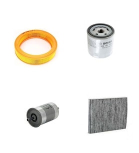 Bosch Filtre Bakım Seti Volkswagen Polo 1.3 Benzinli 1994-1995 Hava + Yağ F + Yakıt F. + Polen Bosch