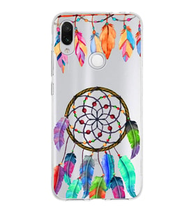 PrintiFy Xiaomi Redmi Note 7 ile Uyumlu 1mm Slim Fit Nazar Boncuğu 6 Baskılı Şeffaf  Kılıf