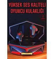Yeni Nesil Oyuncu Kulaklığı Gürültü Önleyici Uzun Pil Ömrü Bluetooth Bağlantılı